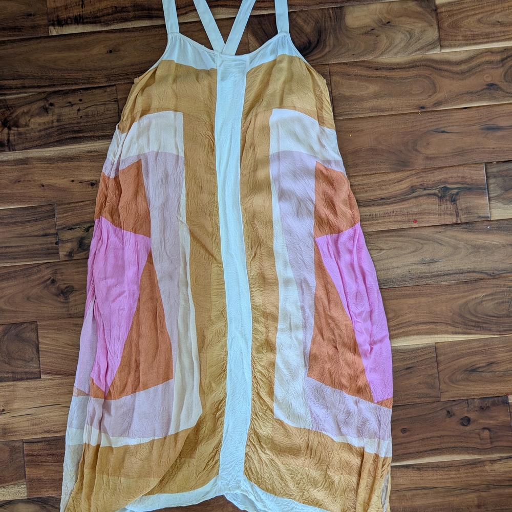 O'Neill Tan and Cream Dress